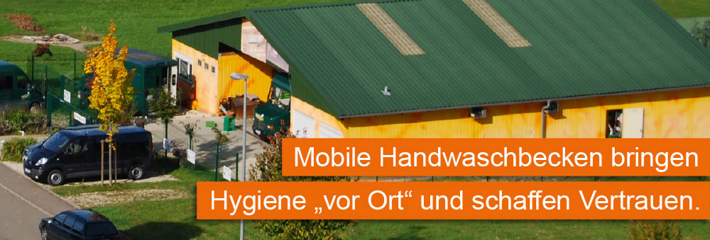 Mobile Handwaschbecken bringen Hygiene „vor Ort“ und schaffen Vertrauen
