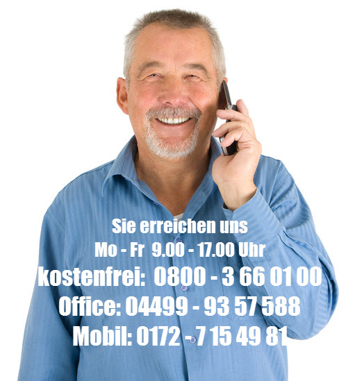 Sie erreichen uns kostenlos Telefonisch