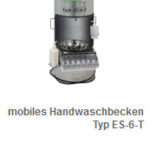 Mobile Handwaschbecken mit 6 Liter Frischwasser